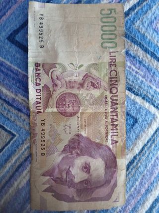 Banconota 50.000 Lire Italia