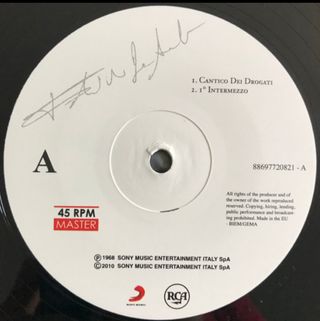 Fabrizio De André - Volume 2° 2LP Numerato Box 