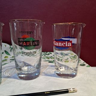 Bicchieri Martini & Gancia vintage