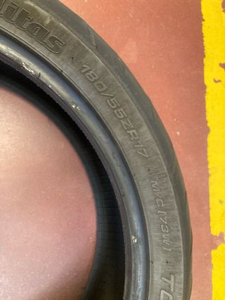Neumáticos Mitas 180/55/17 y 120/70/17