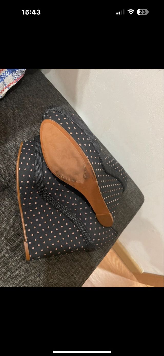 Zeppe Stradivarius blu - rosa