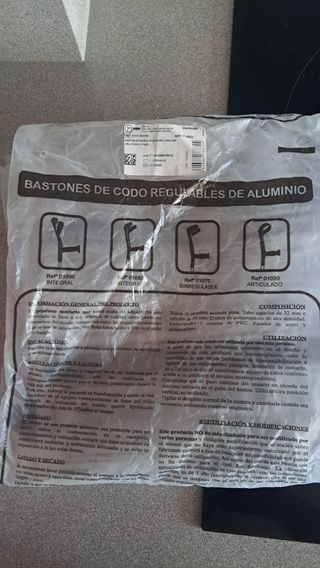 
Muletas nuevas ajustables 