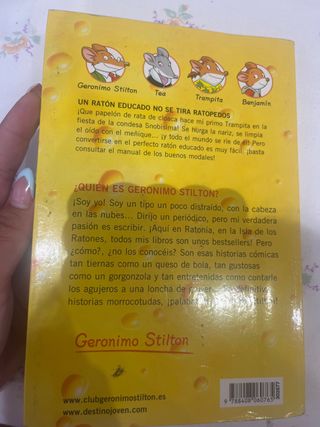 Un ratón educado no se tira ratopedos: Geronimo...