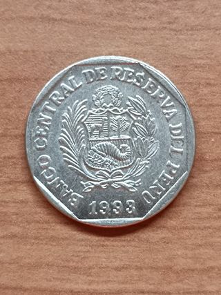 Un nuevo sol peruano 1993