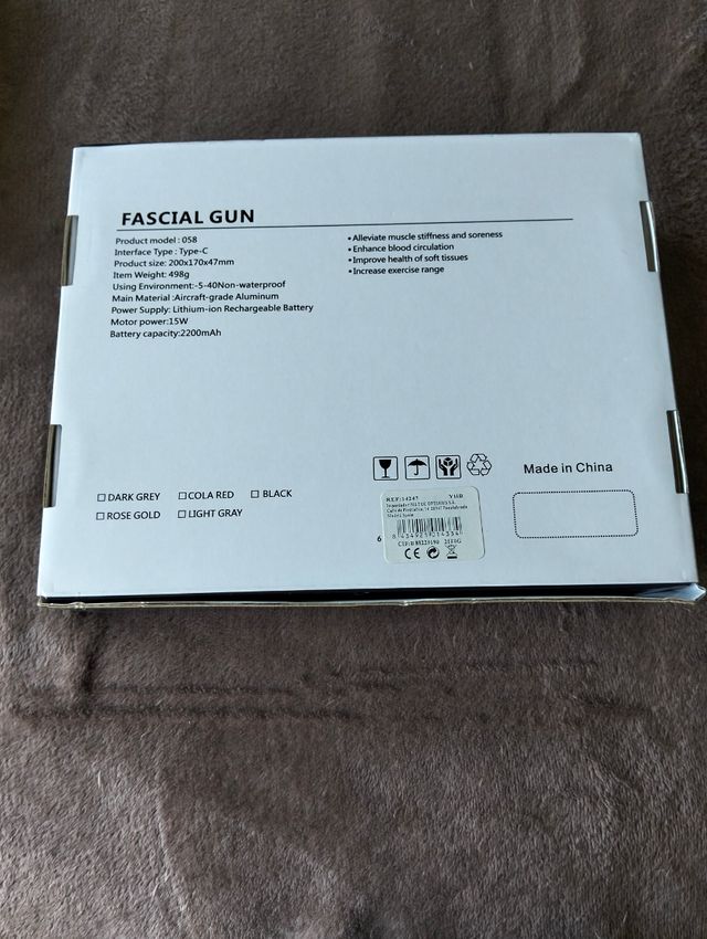 Pistola de Masaje Fascia Mini