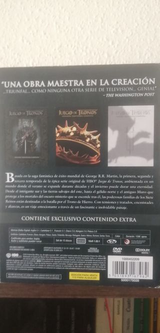Juego de Tronos (Temporadas 1-2-3) DVD