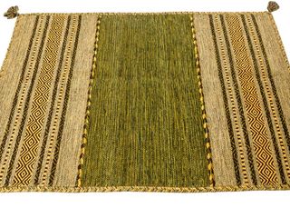 140x70 CM KILIM Lavabile In LAVATRICE Colore Verde