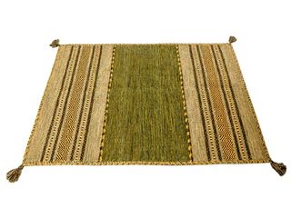 140x70 CM KILIM Lavabile In LAVATRICE Colore Verde