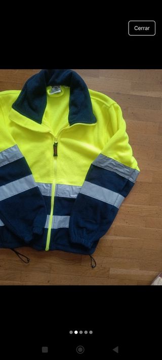 Forro polar seguridad amarillo-azul