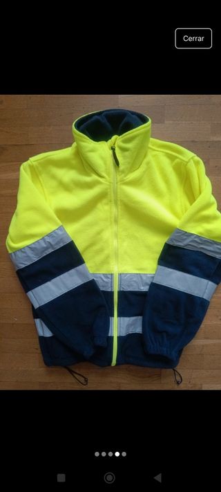 Forro polar seguridad amarillo-azul