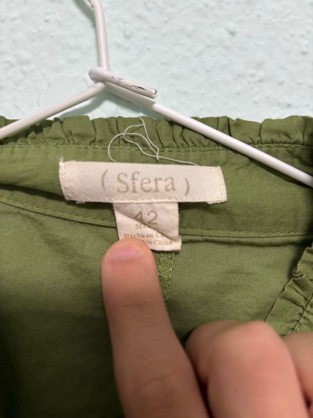 Camisa Sfera verde oliva - Talla XL