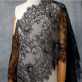 Pizzo nero 35x300cm -
