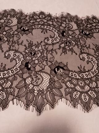 Pizzo nero 35x300cm -