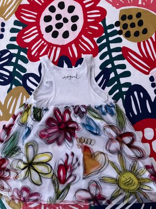 5 Vestidos Desigual niña talla 7-8