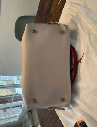 Borsa Salvatore Ferragamo Beige-Rossa