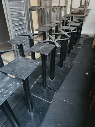 Pies de mesa hierro. ¡Oferta!
