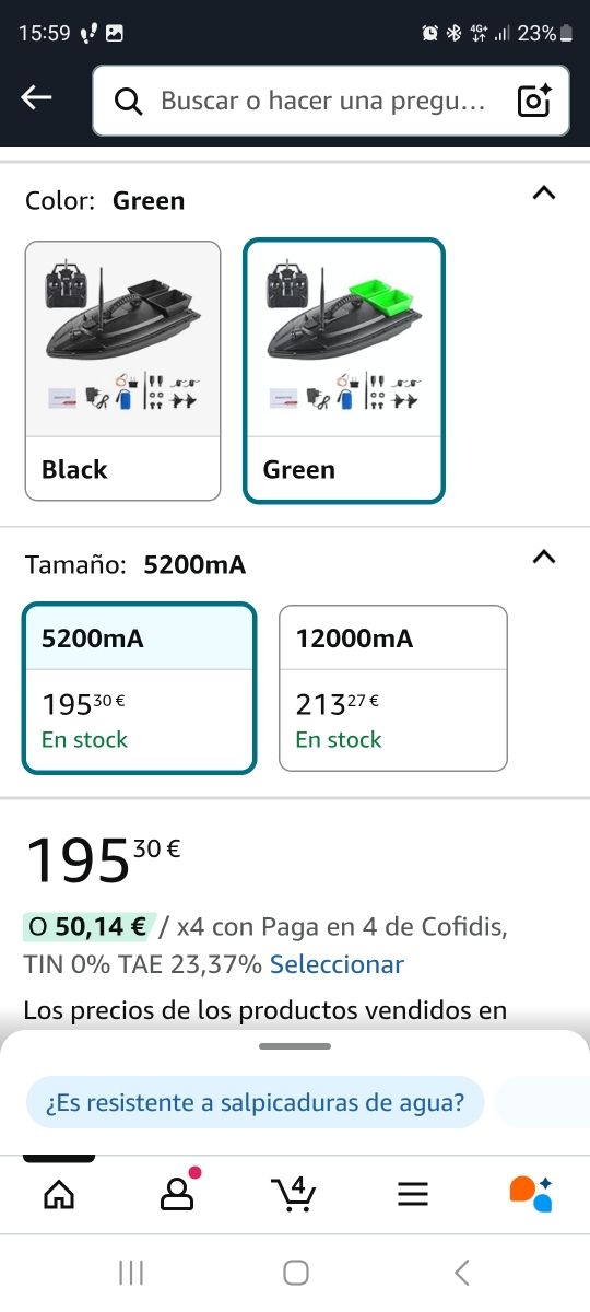 Barca RC Flytec FishFinder
valutati più di 190€