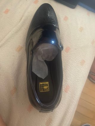 Zapatos negros hombre - Piel