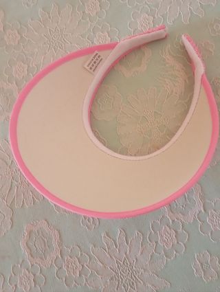 Visera abierta rosa de mujer para playa 