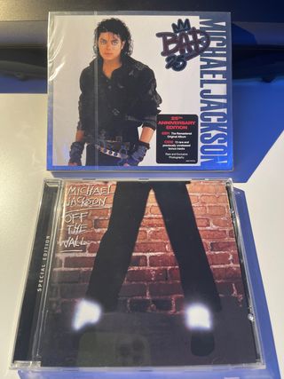 CDs Michael Jackson: Bad 25 & Off the Wall