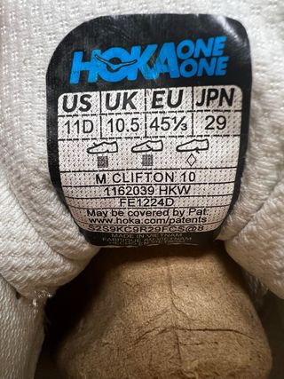 Hoka Clifton 10 TG - Scarpe Running 45 1/3 nuove