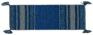 110x60 CM KILIM Lavabile In LAVATRICE Colore Blu