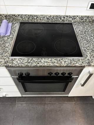 Horno y Campana Cata acero inoxidable