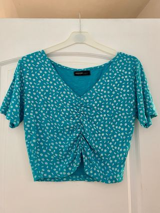 Camiseta corta Inside turquesa - Talla M