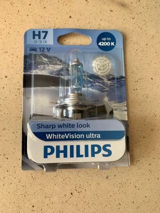 Bombilla Philips WhiteVision ultra H7