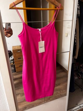 Vestido ONLY rosa - Talla L
