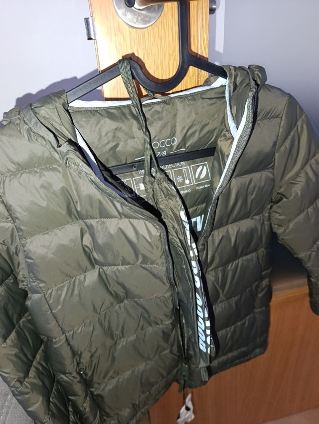 Chaqueta Gocco 7/8 plumón verde