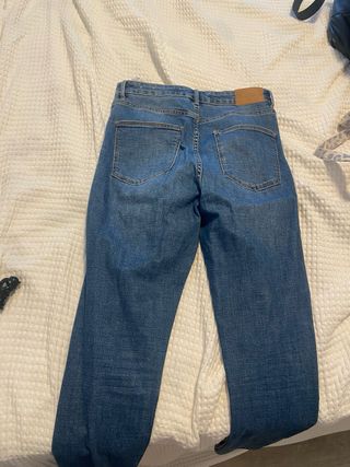 Vaqueros pitillo azules