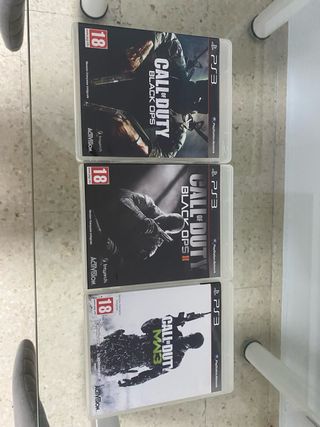 Call of Duty PS3 - Black Ops I & II + MW3