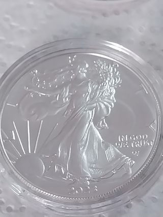 Moneda Plata Águila Americana 2023 
