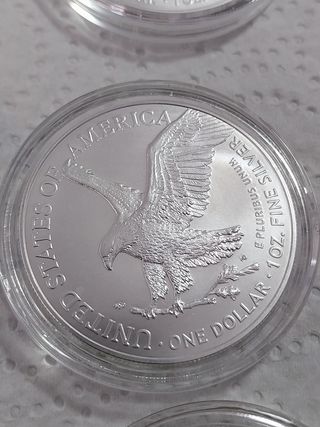 Moneda Plata Águila Americana 2023 
