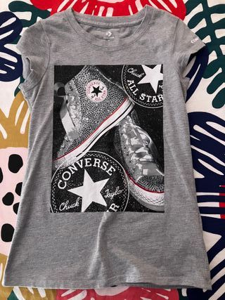 4 Camisetas Converse Niña (8-10) como nuevas