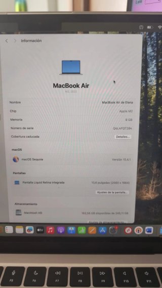 MacBook Air 13" Apple Plata