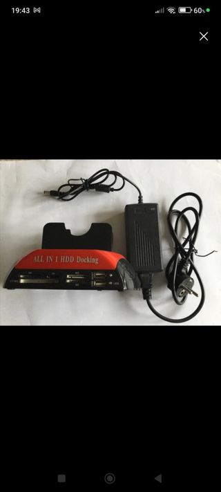 Docking Station 2,5"/3,5" Idea Sata.Usb,SD,MS,TF.