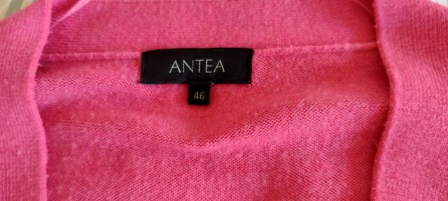 Jersey rosa cuello pico mujer