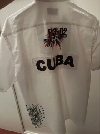 Camicia Cuba vintage bianca