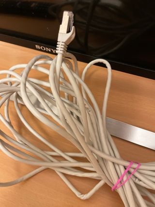 Cable Ethernet 5m + Adaptador Macbook