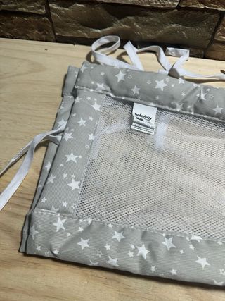 Rete protettiva per culla Babybay Maxi Colore Grigio