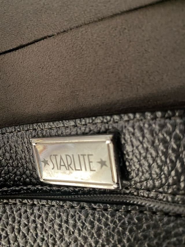 Bolso metalizado gris - Asa larga