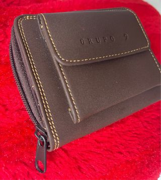 Cartera marrón mujer