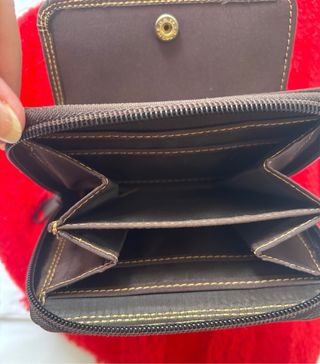 Cartera marrón mujer