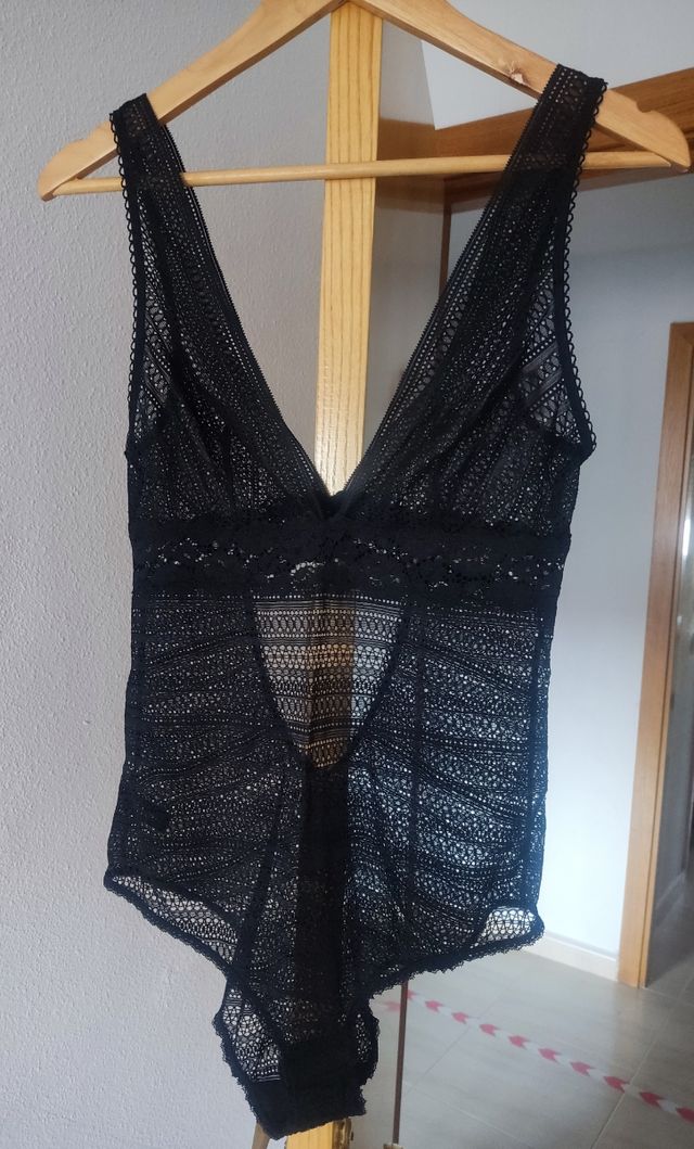Body encaje negro Etam