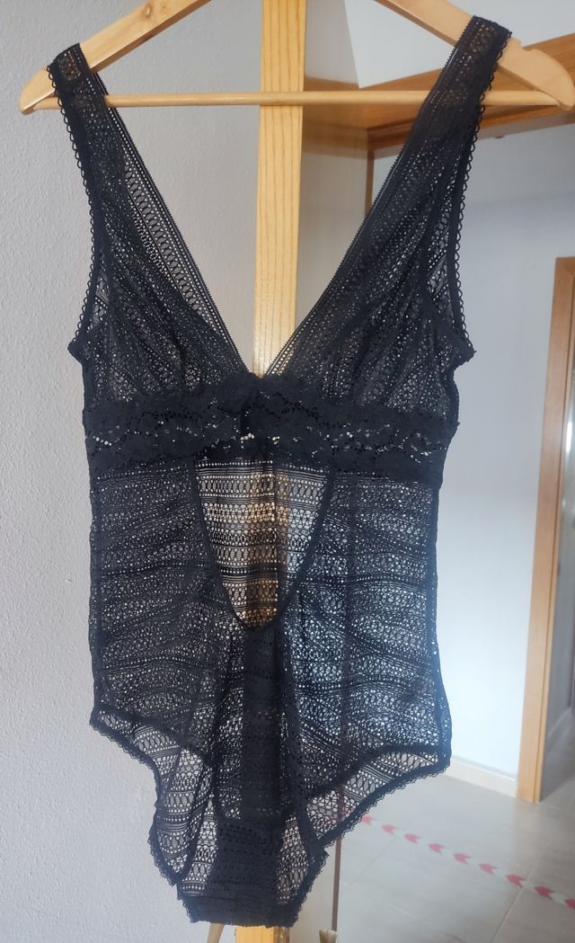 Body encaje negro Etam