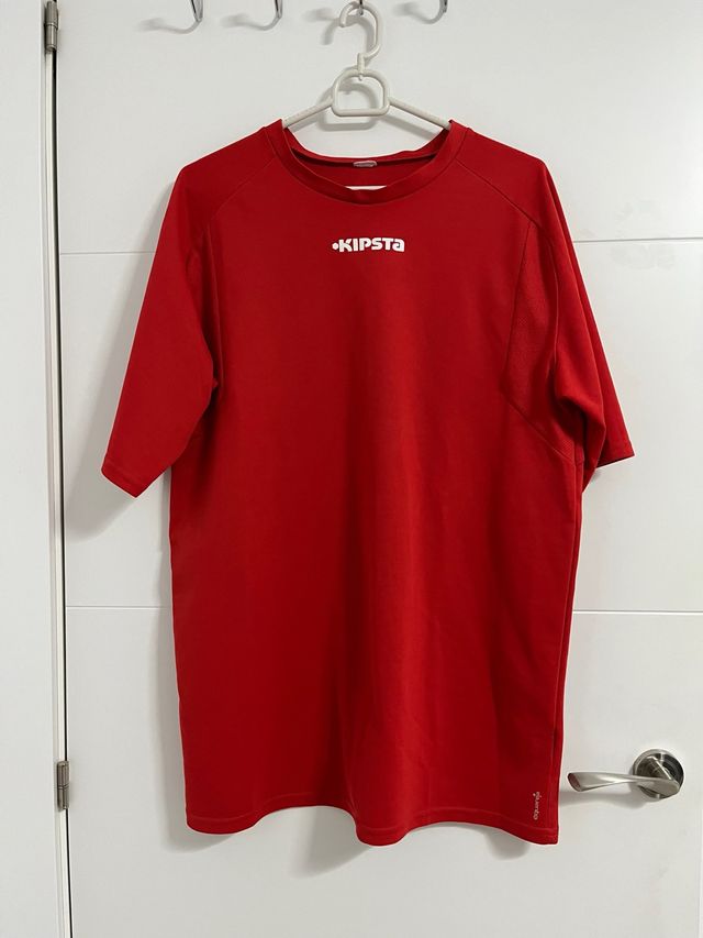 Camiseta Kipsta roja hombre