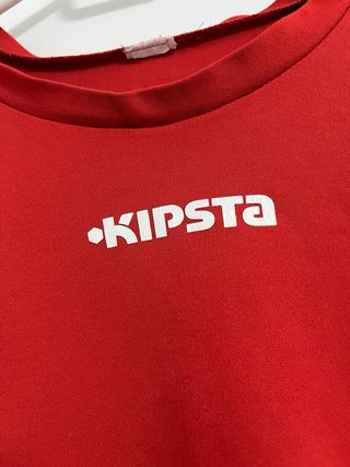 Camiseta Kipsta roja hombre