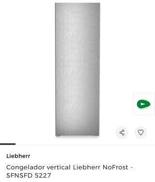 Congelador acero inoxidable Liebherr